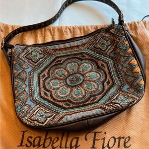 Isabella Fiore Beaded Handbag